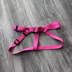 Large Pink Step-In Dog Harness – Adjustable Straps – Excellent Condition